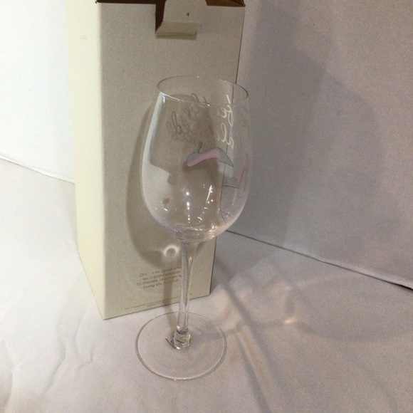 Hallmark long stem wine glass - Picture 2 of 10